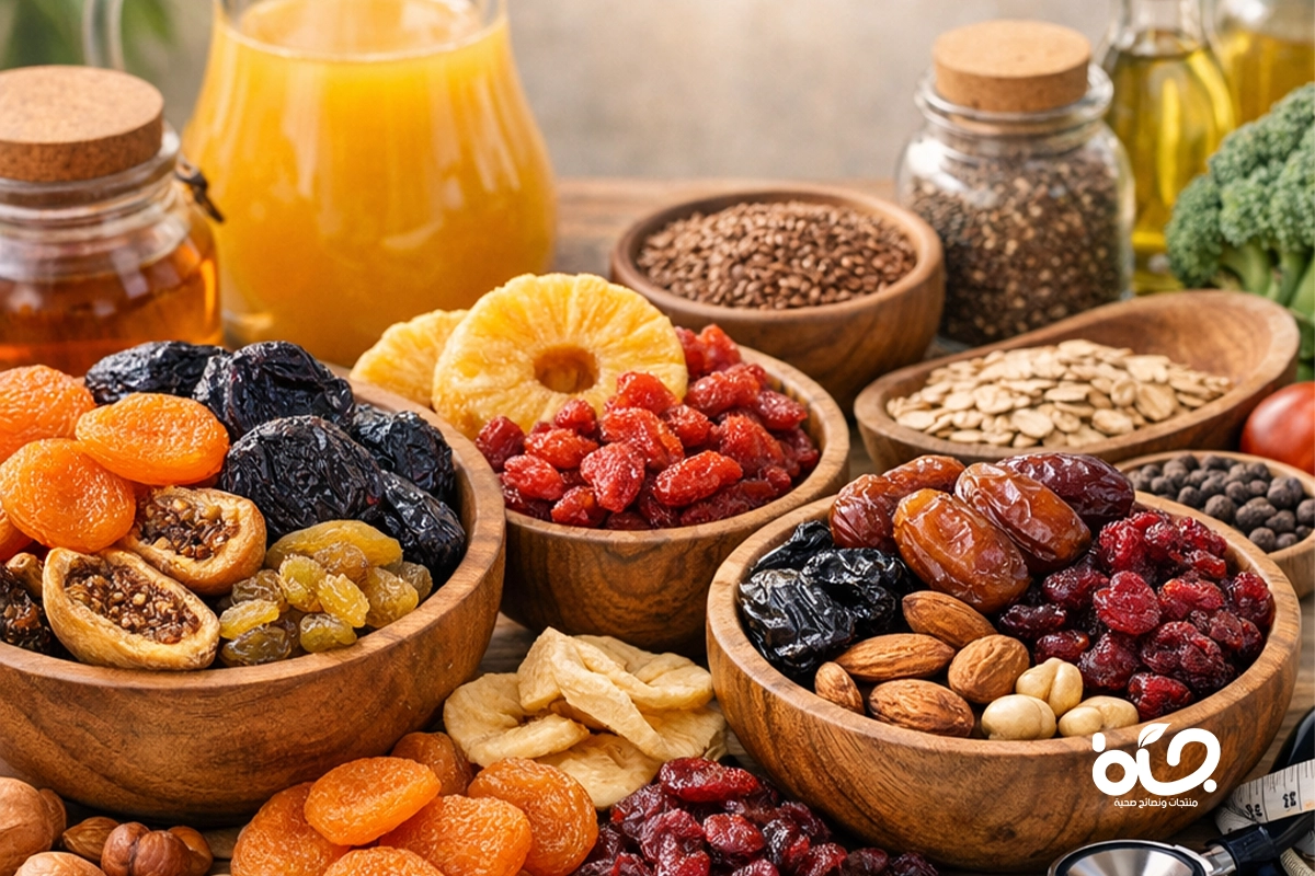 فواكه مجففة ضرورية: فوائد صحية وطاقة وعافية يومية