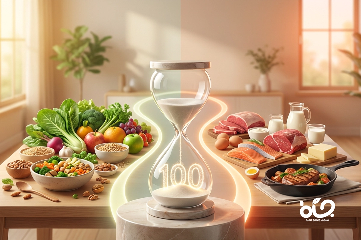 النظام النباتي أم اللحوم؟ العلم يجيب: أيهما يضمن لك حياة أطول؟