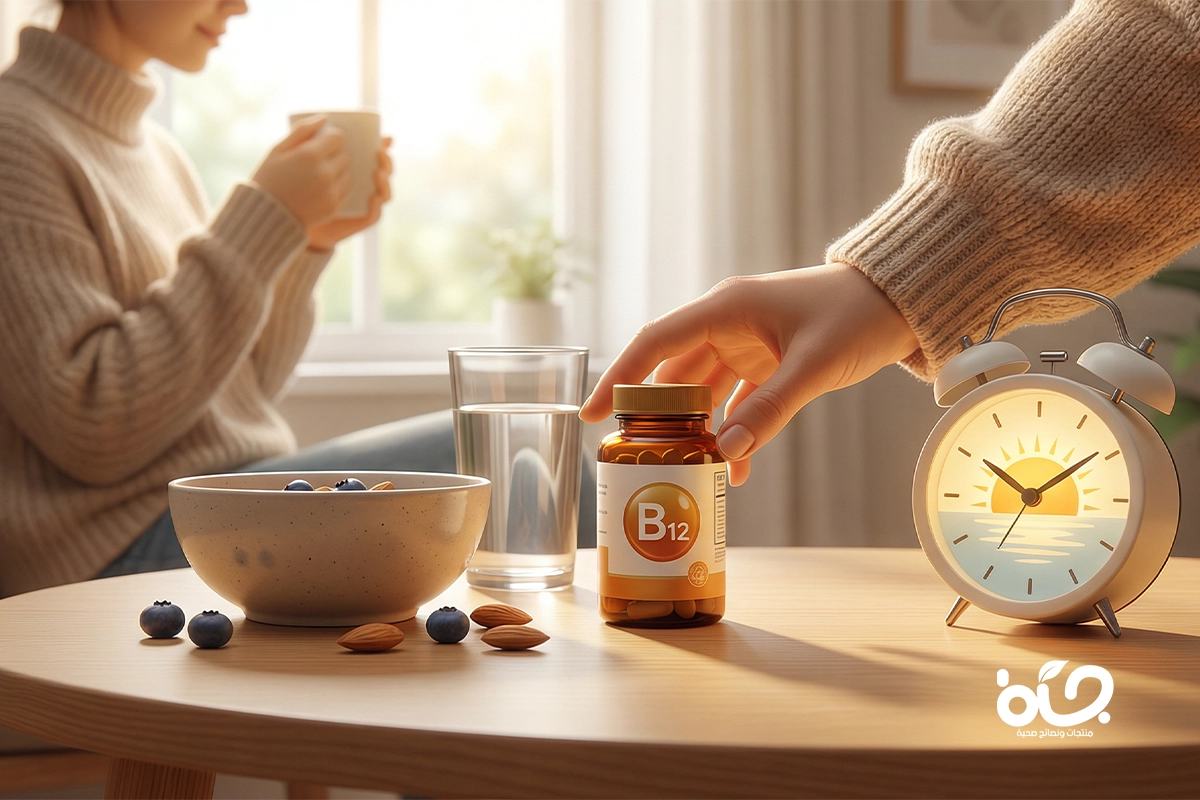متى تتناول فيتامين ب 12 لتحصل على أقصى فائدة؟ صباحًا أم مساءً؟