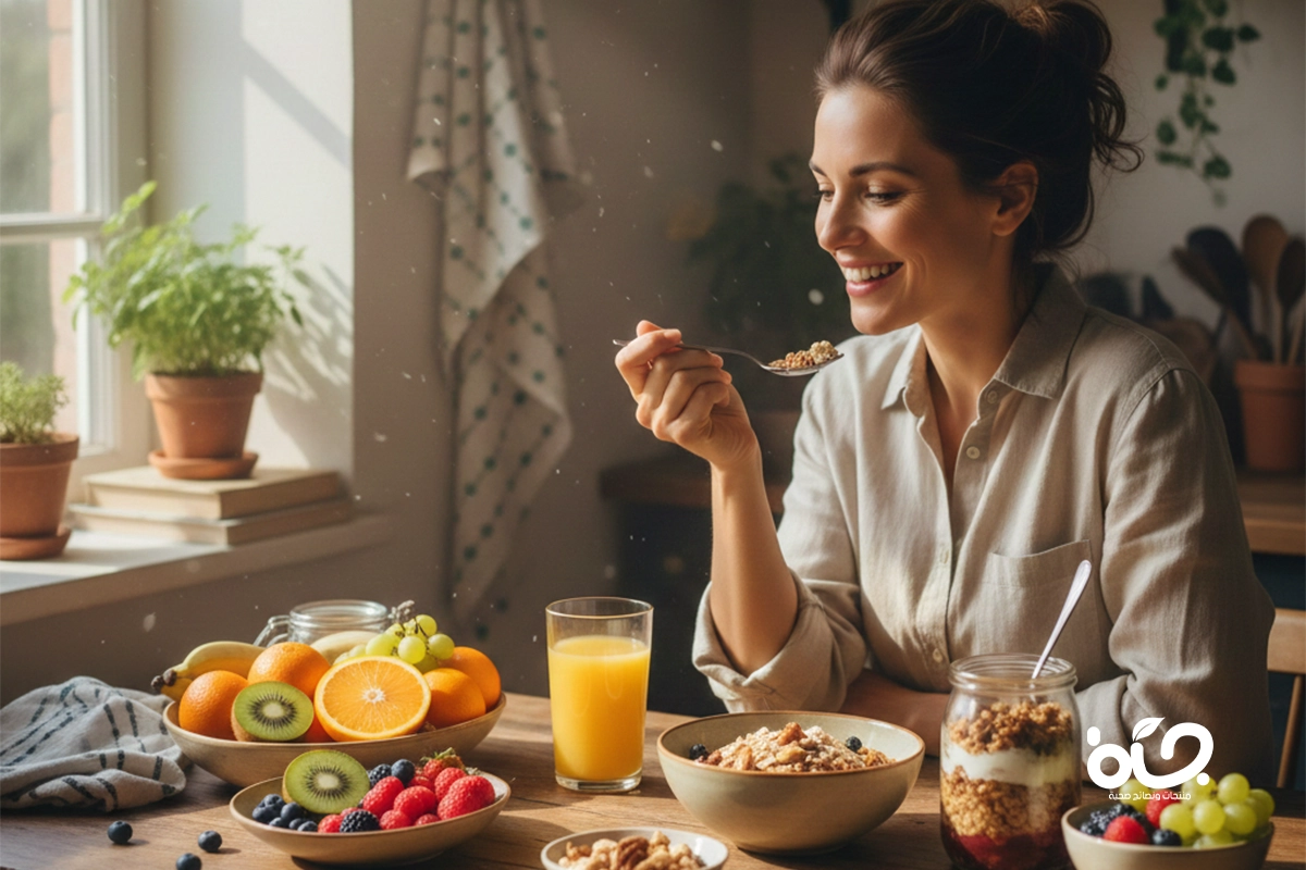 وجبة الإفطار الصحية تحمي المرأة من الأمراض المزمنة