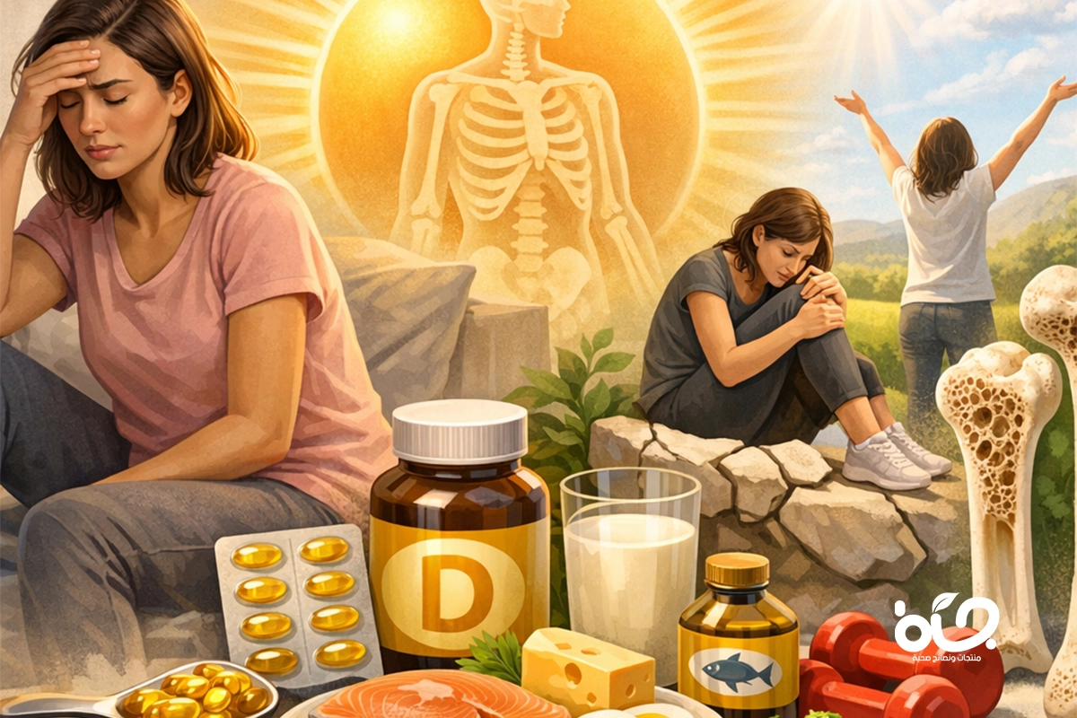 علامات نقص فيتامين د وطرق علاجه بسهولة