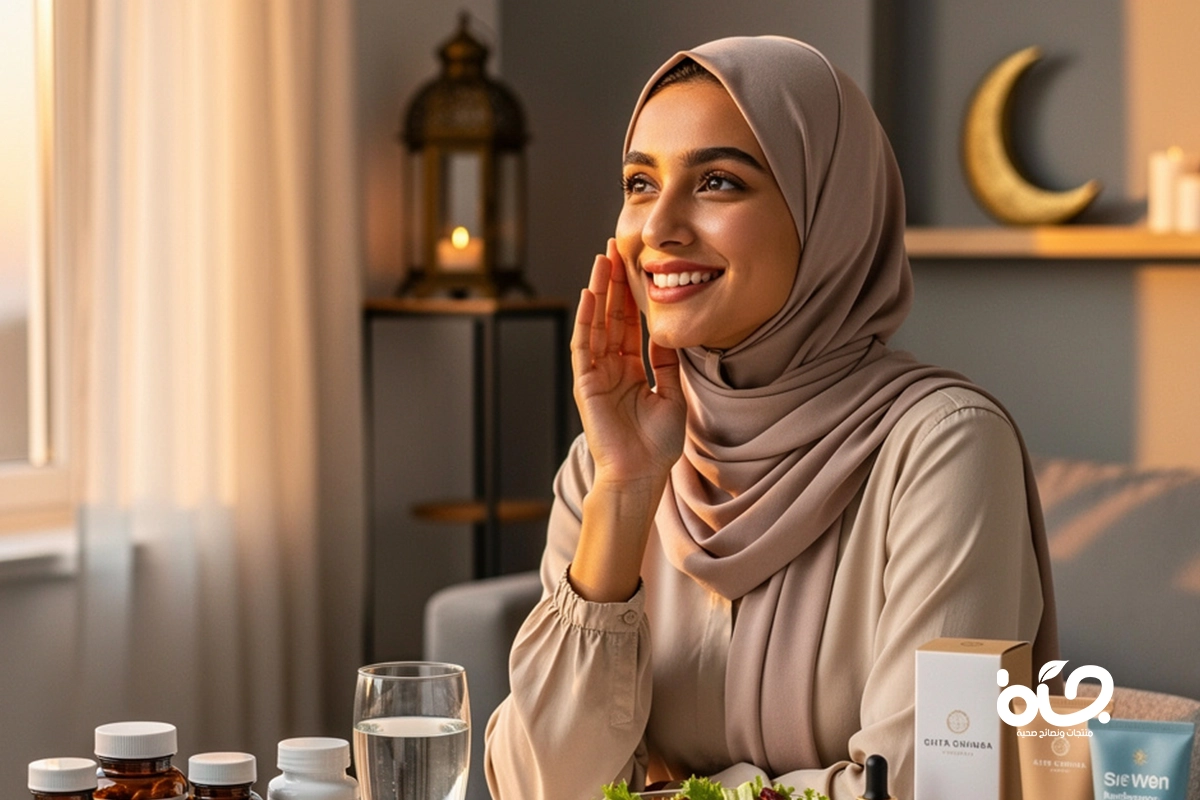 أفضل المكملات الغذائية للنساء في رمضان: طاقة ونضارة