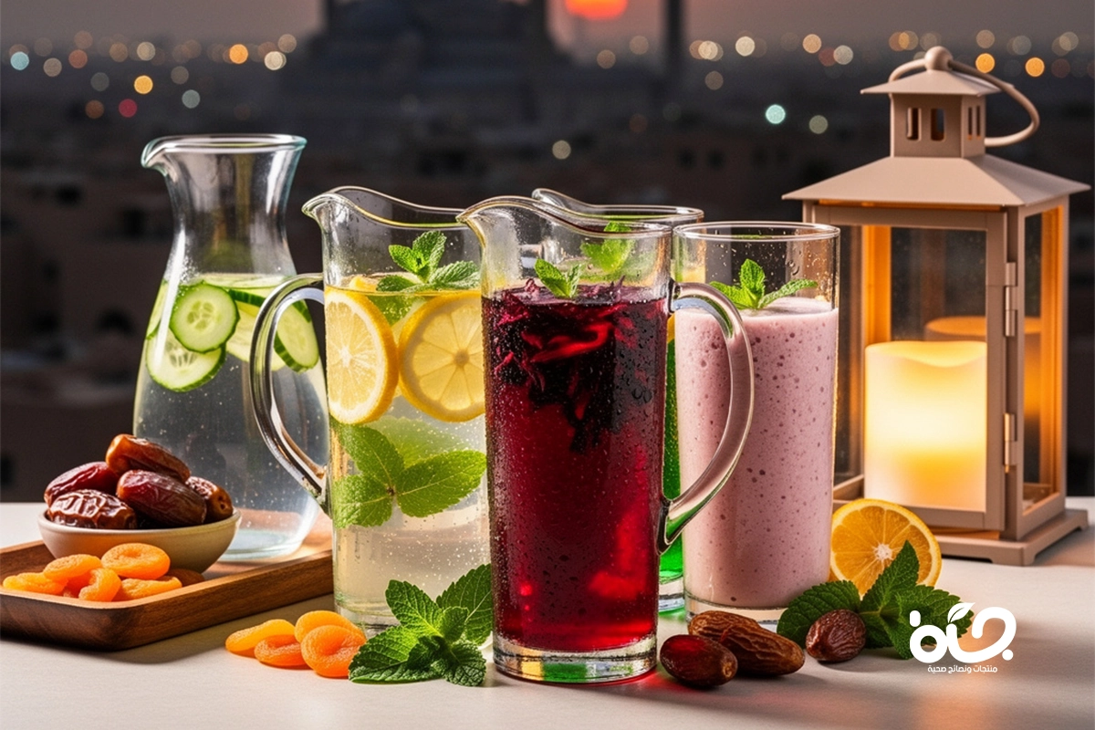 مشروبات رمضان المثالية للترطيب وتجنب العطش طوال اليوم