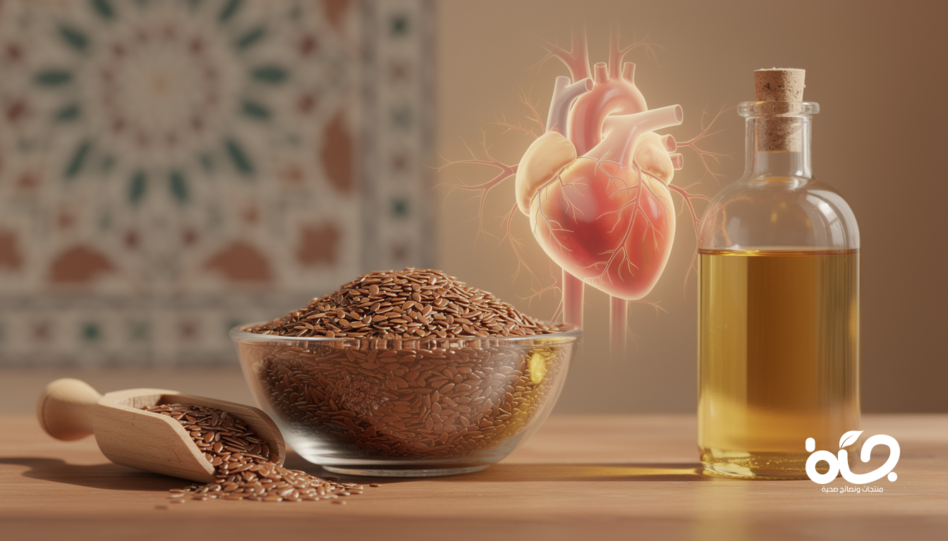 فوائد بذور الكتان المغربية لصحة القلب والشرايين