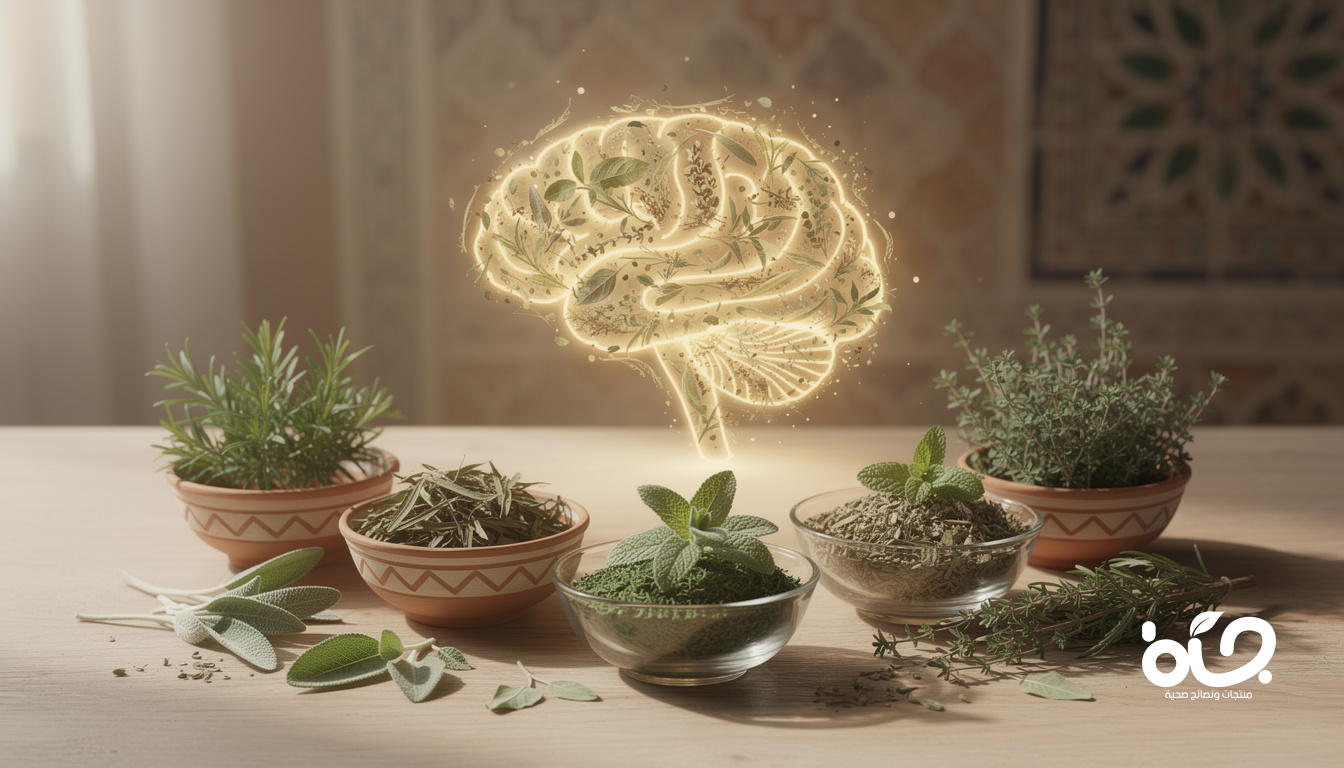 أفضل 7 أعشاب مغربية لتقوية الذاكرة والتركيز