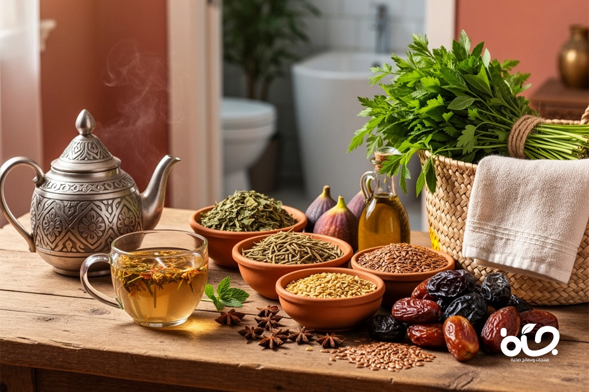علاج الإمساك بالأعشاب المغربية: وصفات طبيعية فعّالة وسريعة