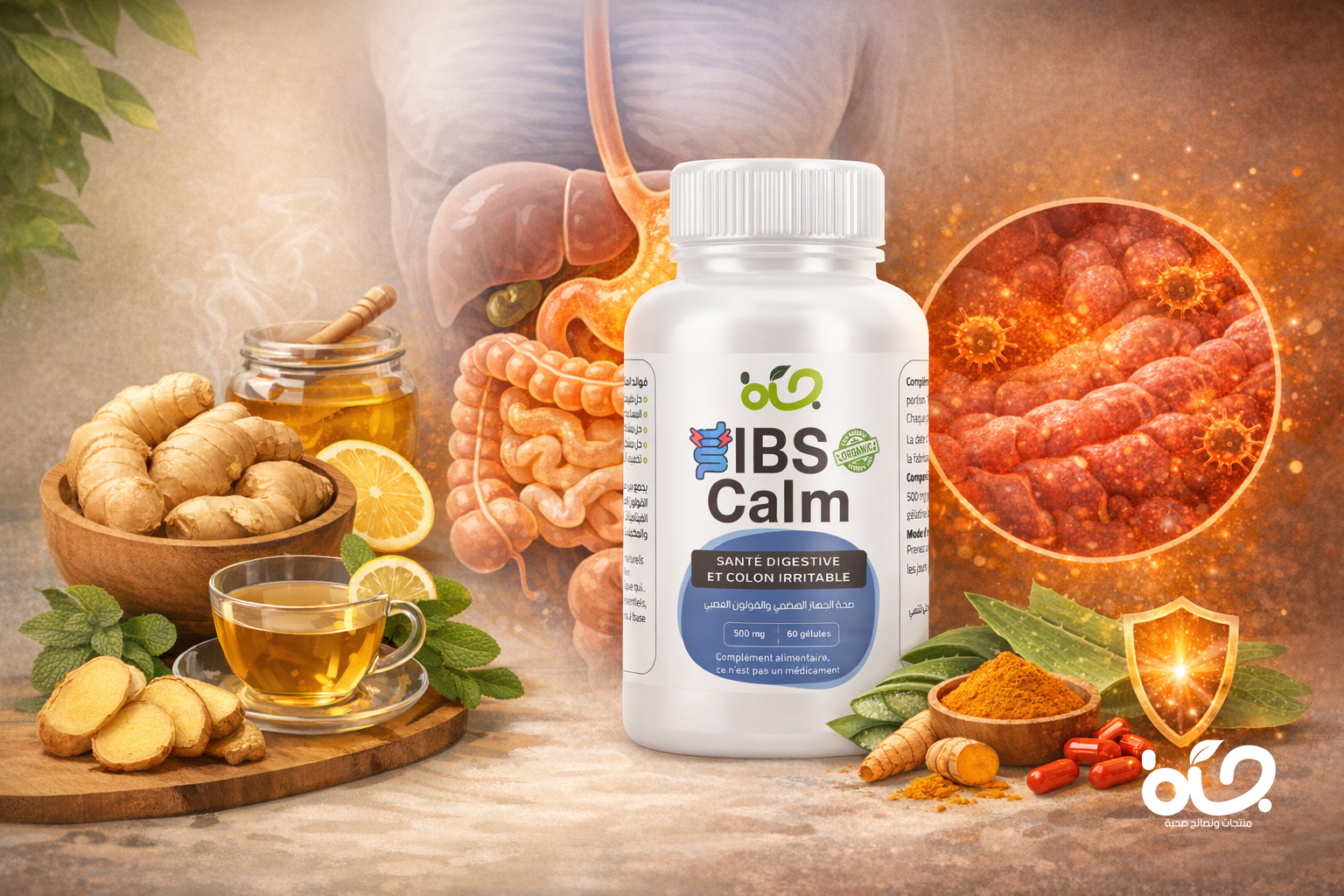 فوائد الزنجبيل المغربي لصحة الجهاز الهضمي والوقاية من الالتهابات