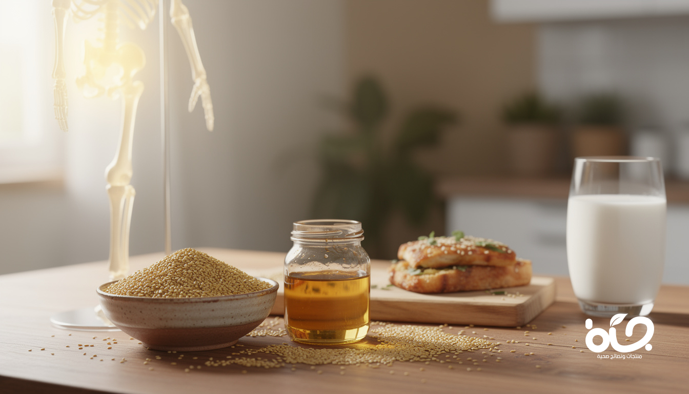 فوائد السمسم المغربي لصحة العظام والوقاية من هشاشة العظام