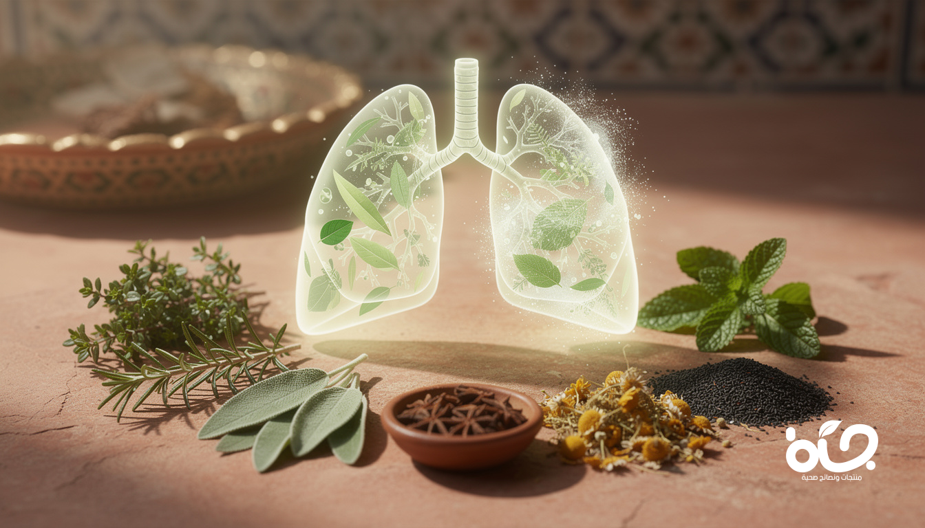 أفضل 7 أعشاب مغربية طبيعية لتنظيف الرئتين وتقوية المناعة ضد الأمراض الموسمية