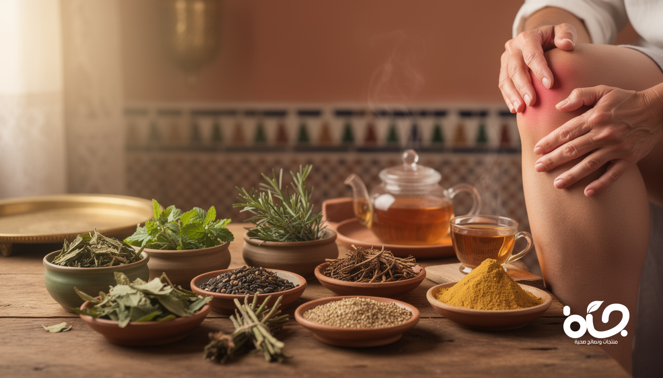 أفضل 7 أعشاب مغربية طبيعية لعلاج التهاب المفاصل وتقليل الألم