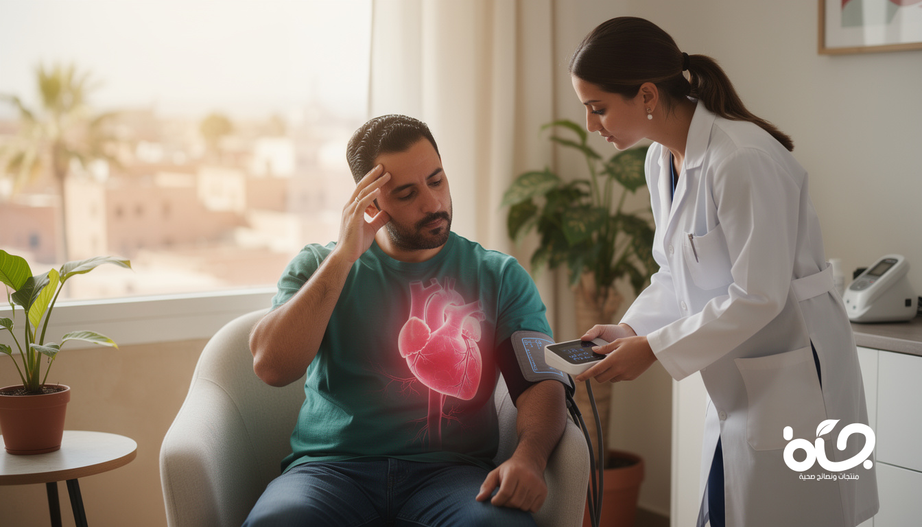 أعراض الضغط المرتفع وطرق علاجه في المغرب