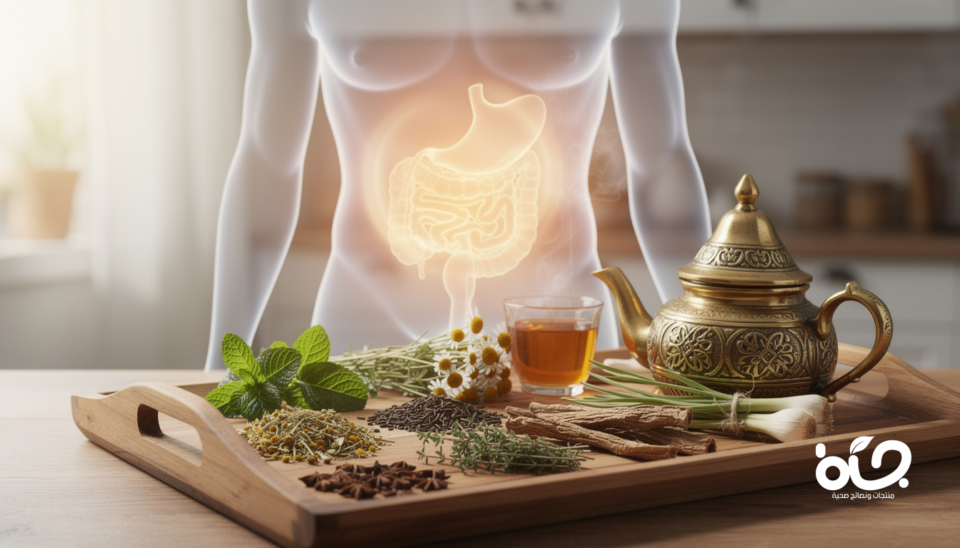 علاج التهاب المعدة بالأعشاب المغربية: وصفات طبيعية فعّالة