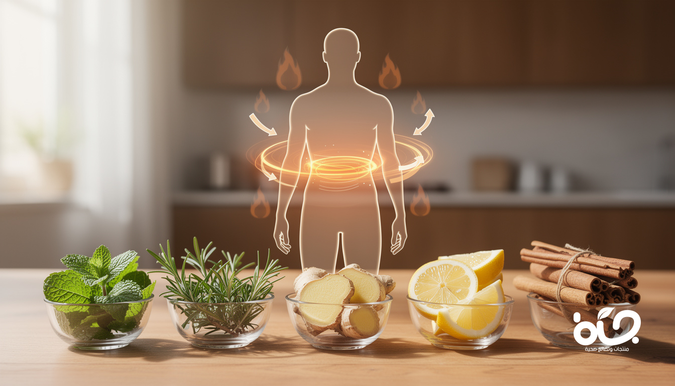 5 أعشاب سحرية تذيب الدهون وتحفز حرق السعرات بسرعة