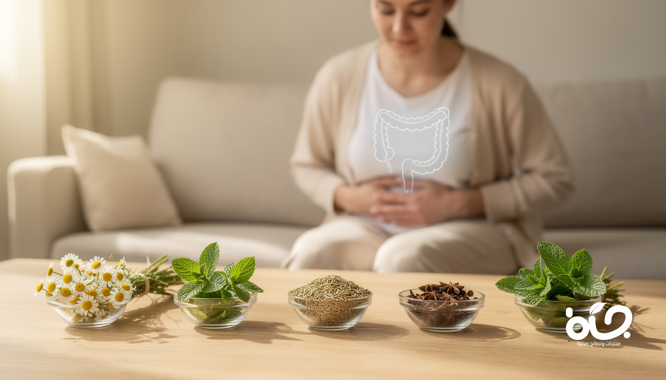 5 أعشاب طبيعية تهدئ القولون وتخفف التوتر بسرعة