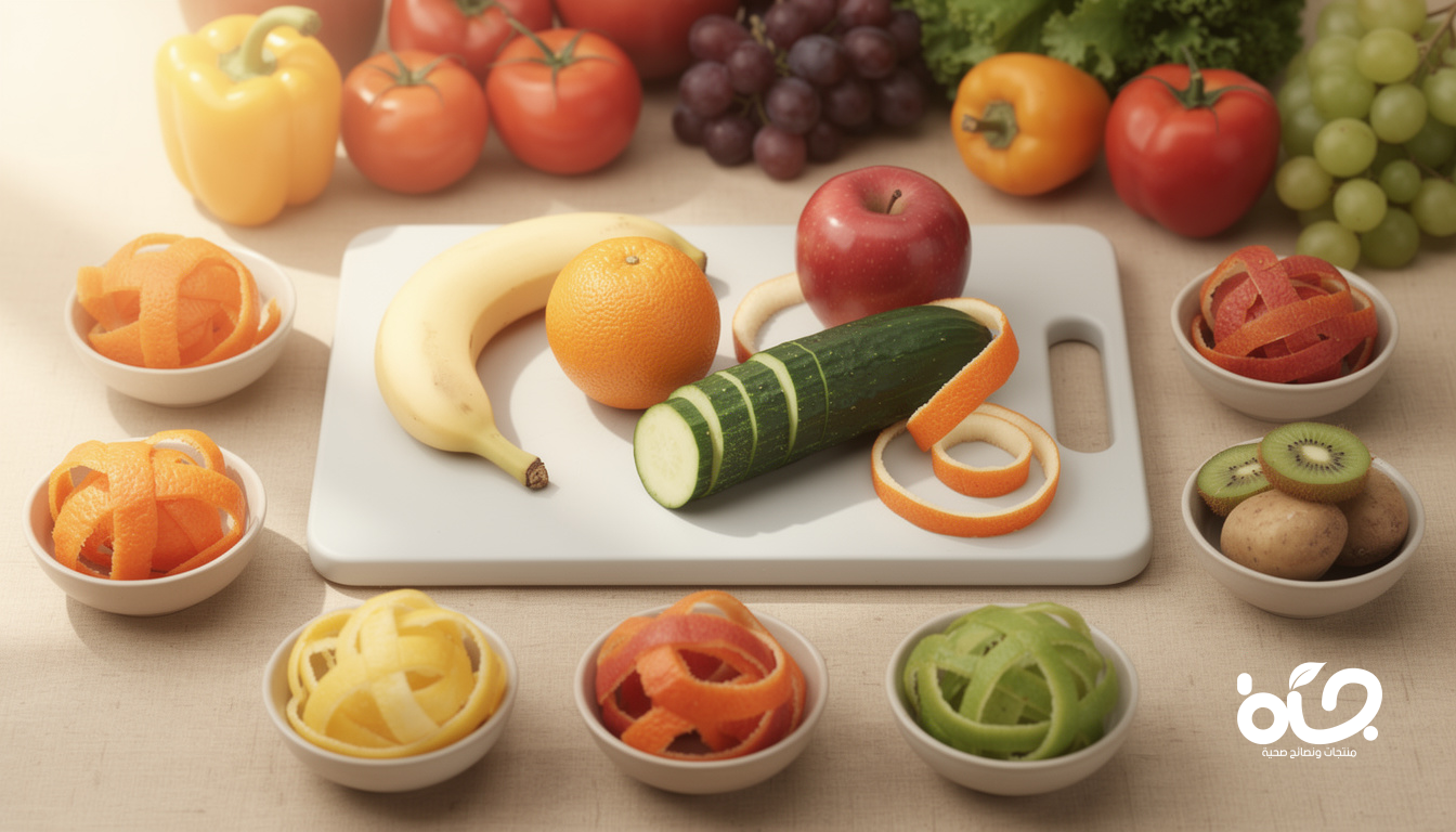 خضروات وفواكه.. قيمتها تختبأ في قشورها!