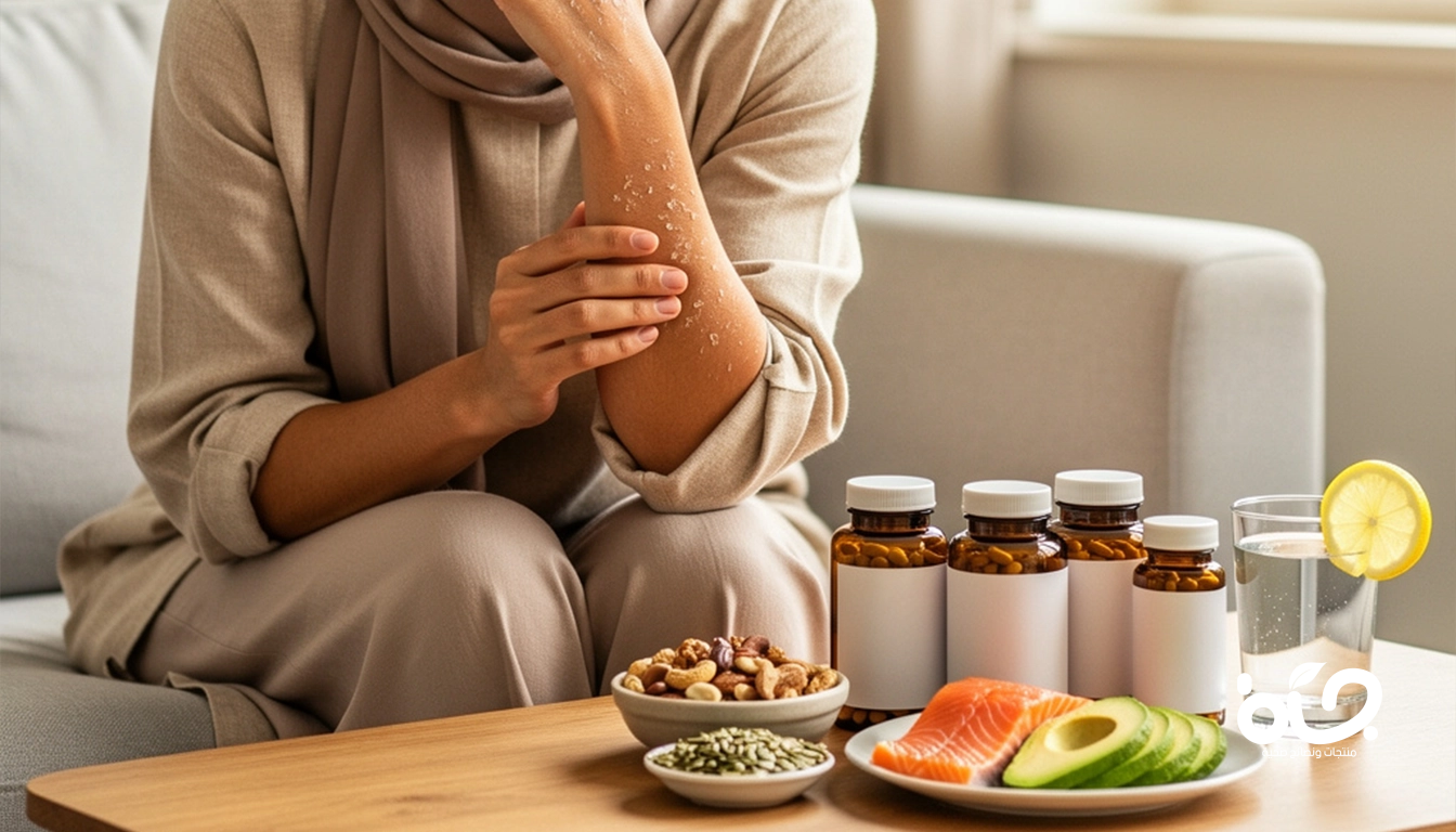 هل تعاني جفاف وحكة الجلد؟ 9 مكملات غذائية قد تساعدك