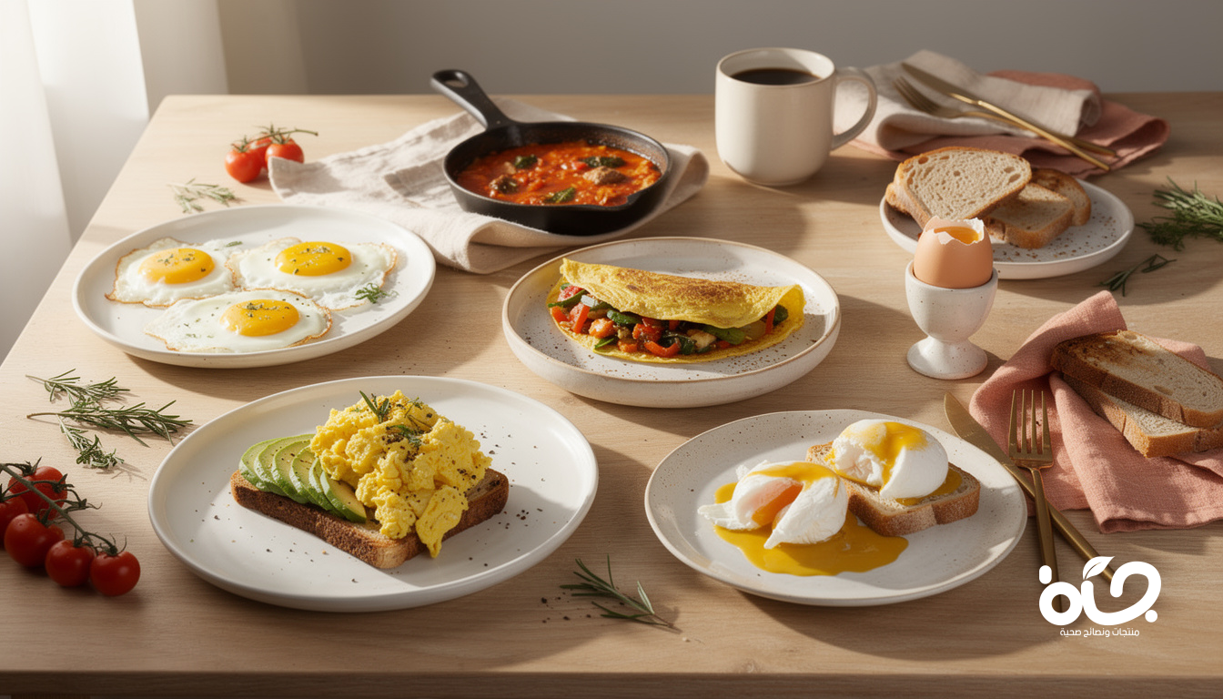 بخطوات سهلة وبسيطة… 6 وصفات بالبيض للفطور