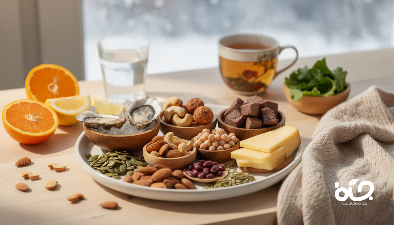 لتقوية جهاز المناعة في الشتاء.. مصادر الزنك الطبيعية هي السر!