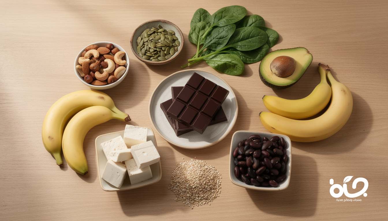 9 أطعمة تضاهي الشوكولاتة الداكنة في المغنيسيوم