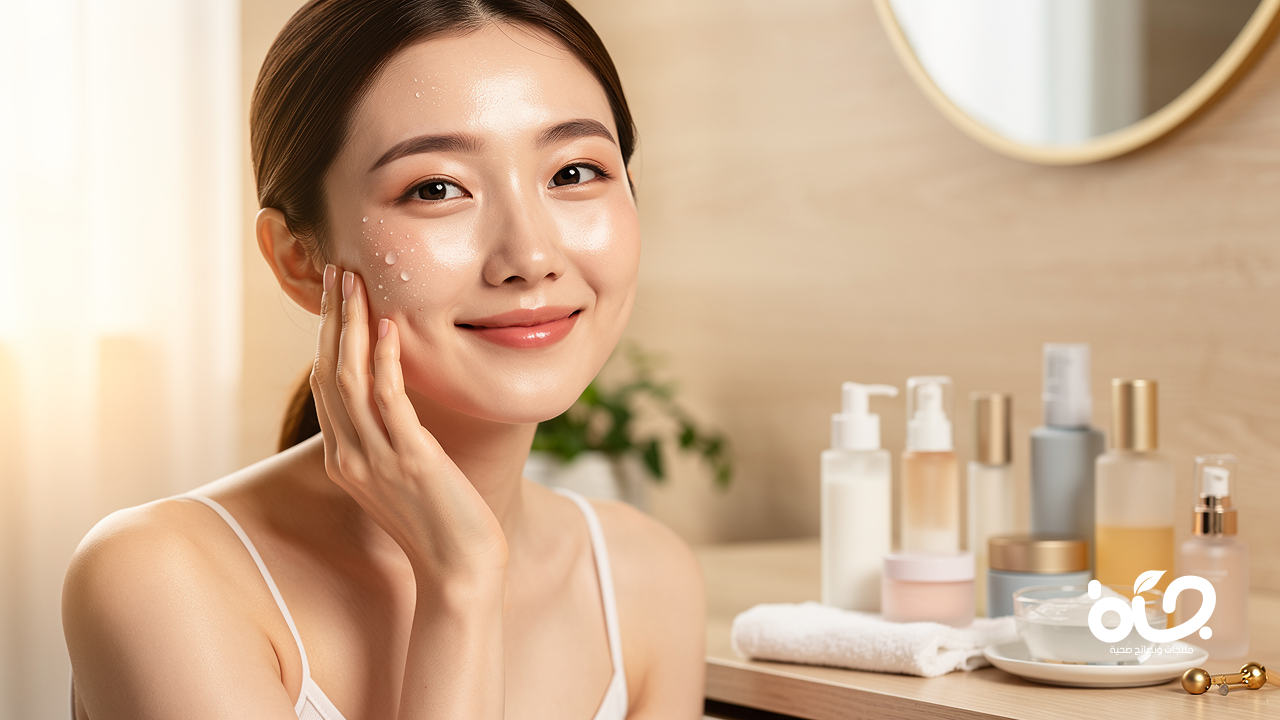 علاج جفاف البشرة: السر الكوري لبشرة ناعمة ومليانة ترطيب طول اليوم
