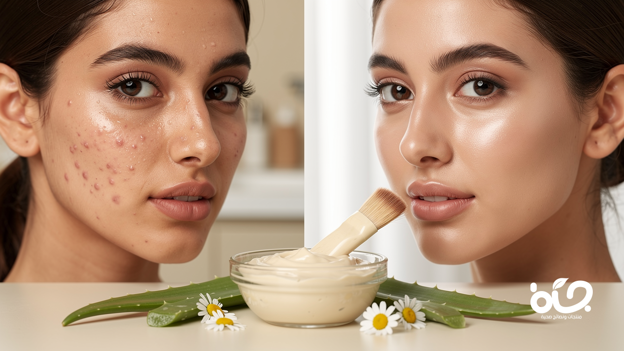 ماسك لإزالة الحبوب وآثارها للبشرة الدهنية