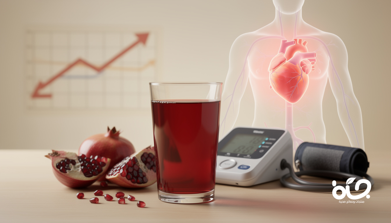 ماذا يحدث لضغط الدم عند شرب عصير الرمان؟