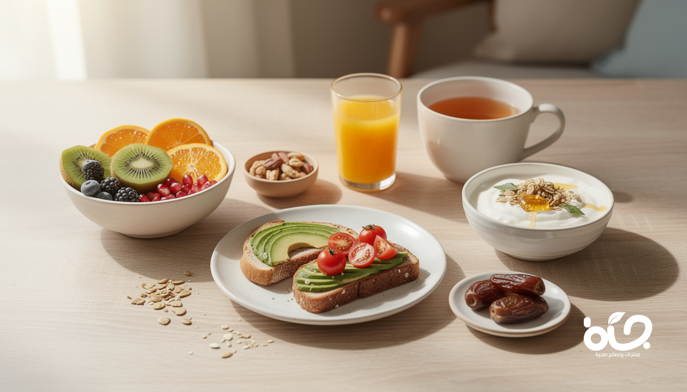 أفضل الأطعمة الصحية على مائدة الإفطار