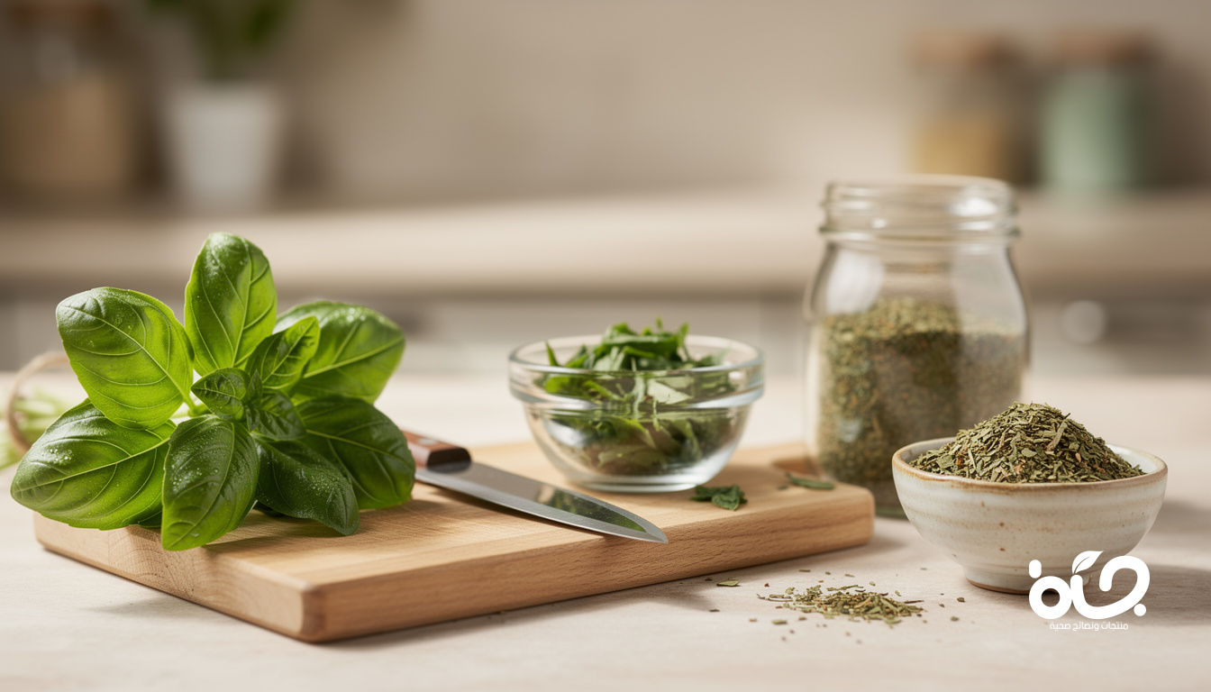 من الريحان الطازج إلى المجفف: خطوات بسيطة بنتائج مثالية