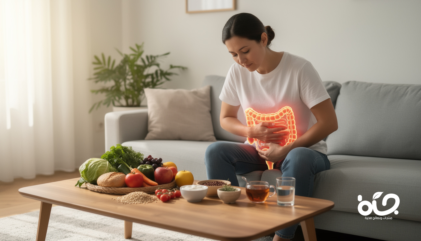 القولون العصبي: الأعراض، الأسباب، والعلاج الغذائي
