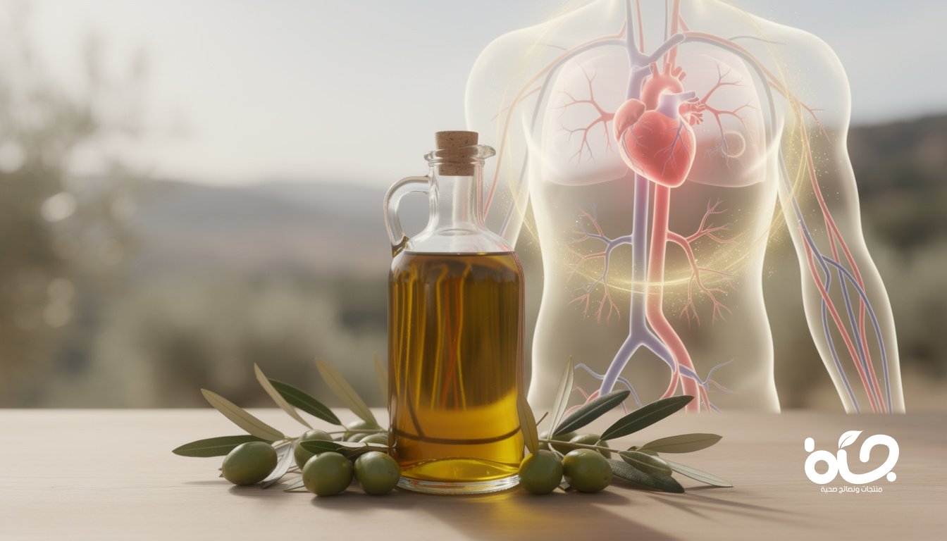 زيت الزيتون لصحة القلب والشرايين