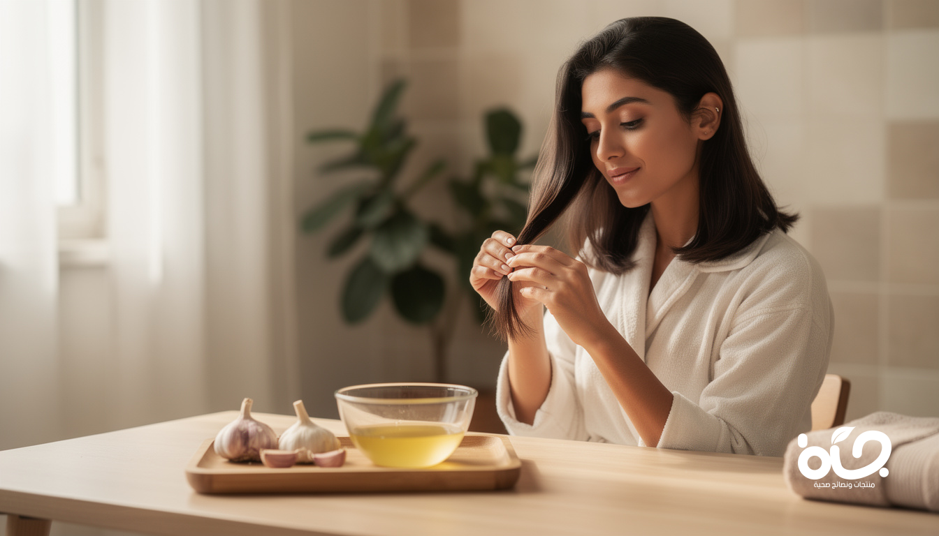 كم مرة يستعمل الثوم للشعر في الأسبوع؟