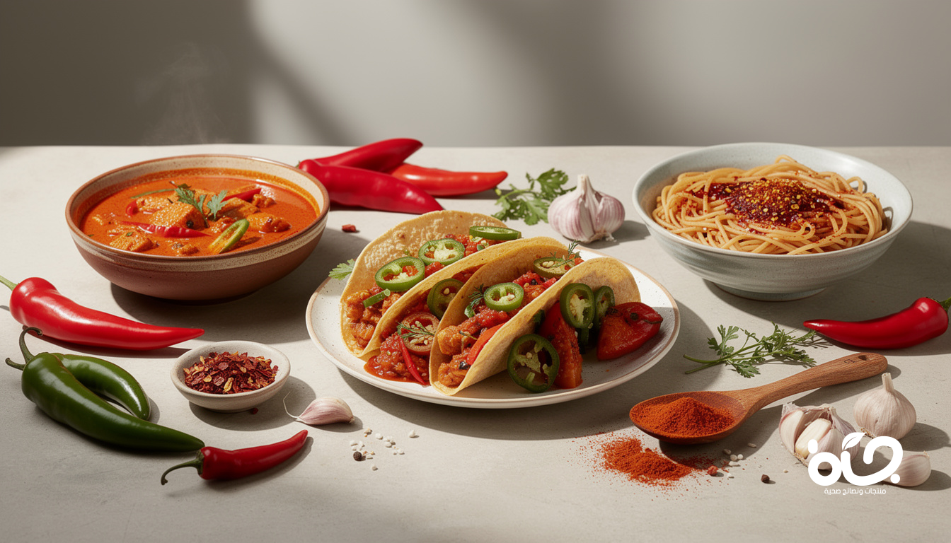 ما هي أشهر الأطعمة الحارة في العالم؟