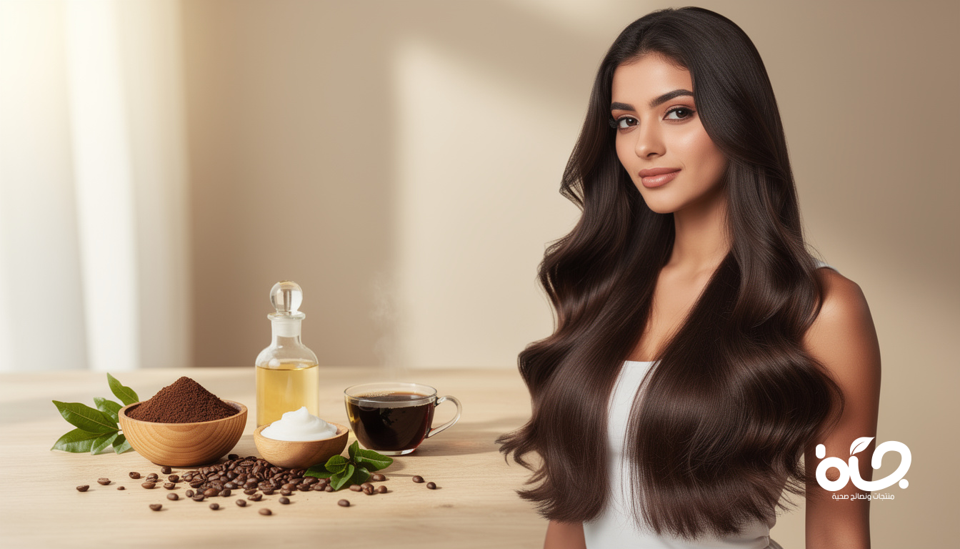 خلطات القهوة لتطويل الشعر وتحسين صحته ولمعانه
