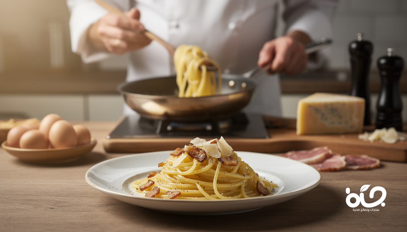 الكاربونارا الإيطالية ليست مجرد معكرونة كريمية بل فنّ قائم على المهارة!