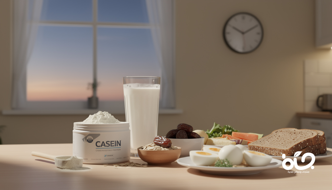 فوائد البروتين بطيء الامتصاص (Casein) في السحور وكيف يجنبك الجوع