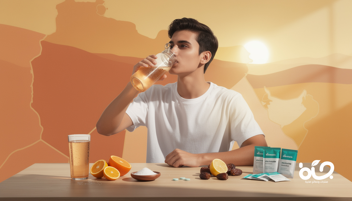 أهمية الإلكتروليت (Electrolytes) لتجنب العطش والجفاف في طقس المغرب