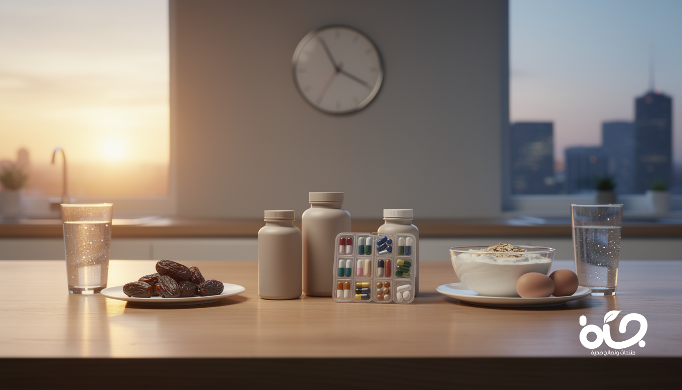 نصائح لتنظيم مواعيد تناول المكملات بين الإفطار والسحور