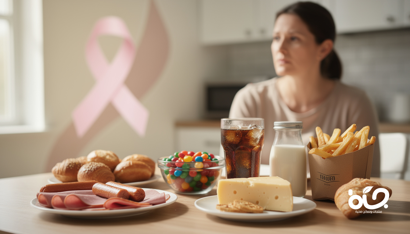 خيارات غذائية شائعة قد ترفع خطر سرطان الثدي دون أن نشعر
