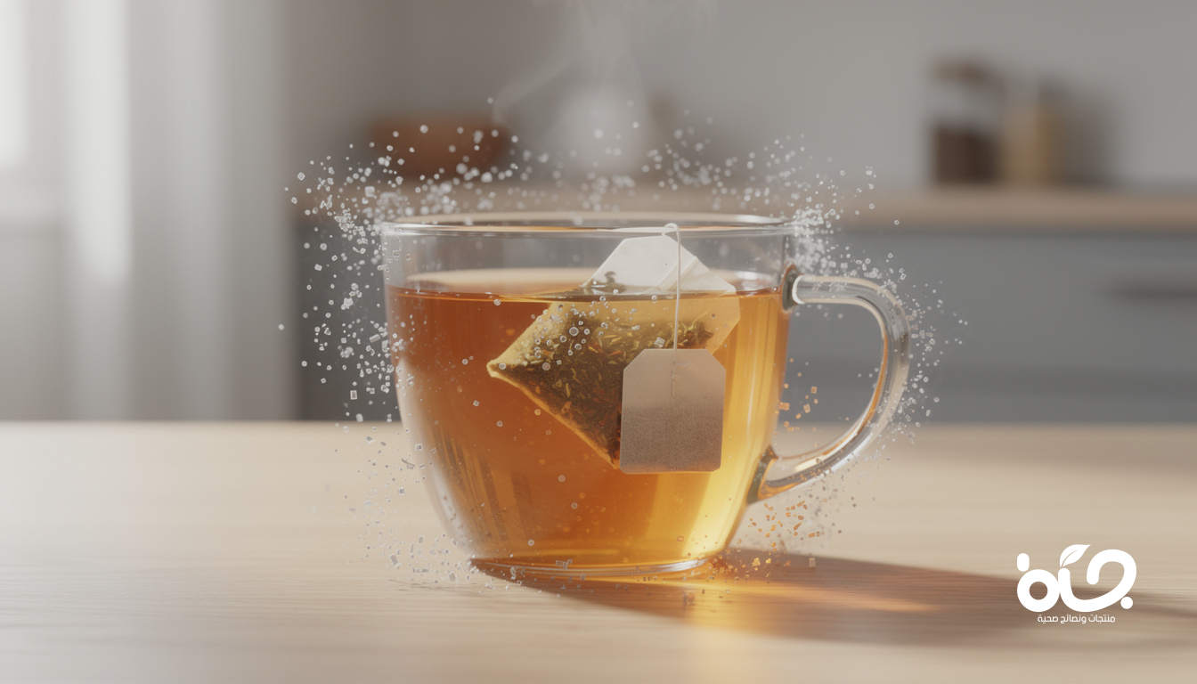 كيس واحد من الشاي يطلق مليارات من الجسيمات البلاستيكية الدقيقة وفقًا للأبحاث!