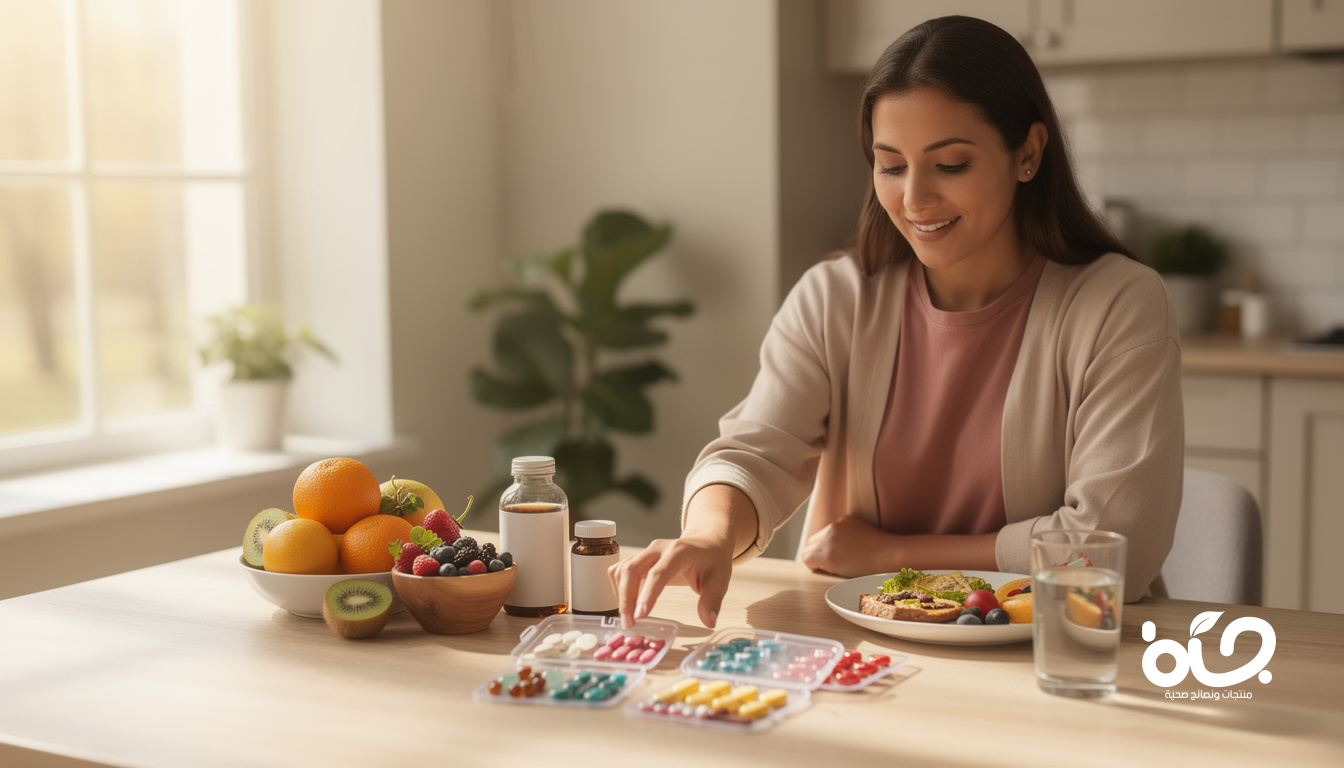 صحة المرأة: فيتامينات ومكملات غذائية هامة