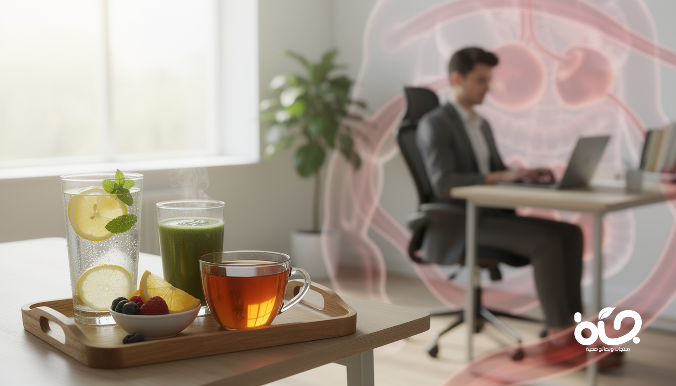 مشروبات تحدّ من أضرار الجلوس الطويل على الأوعية الدموية