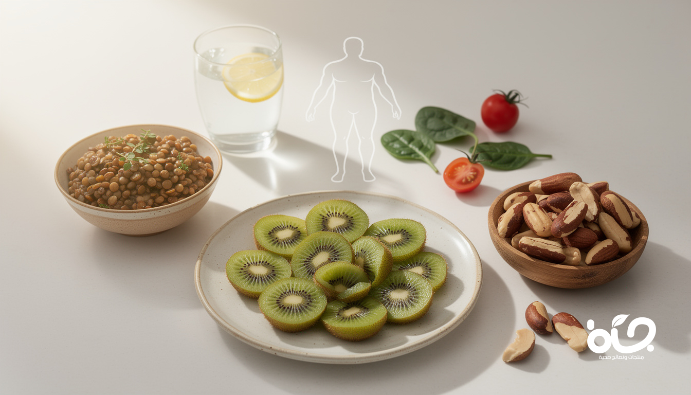 من الكيوي إلى الجوز البرازيلي مرورًا بالعدس.. ماذا تقدم هذه الأطعمة للجسم؟