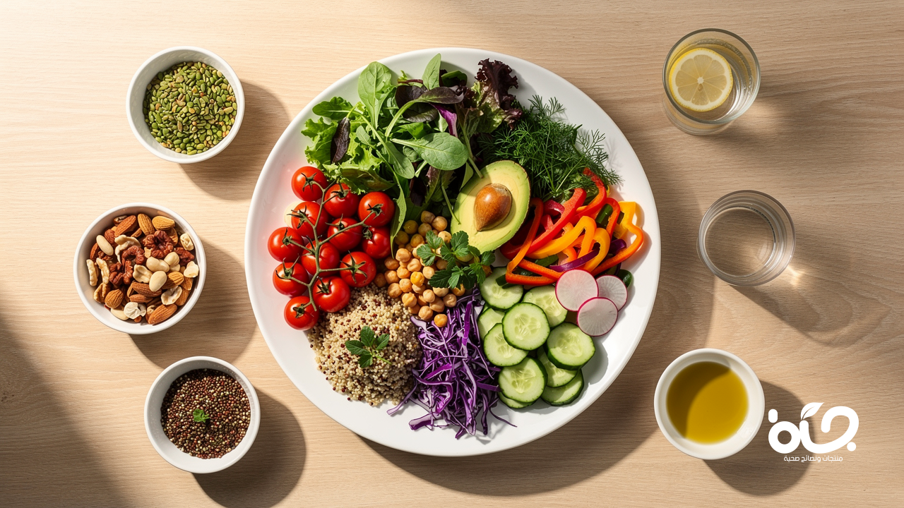 سلطات لذيذة وصحية… ألوان الطبيعة في طبق واحد