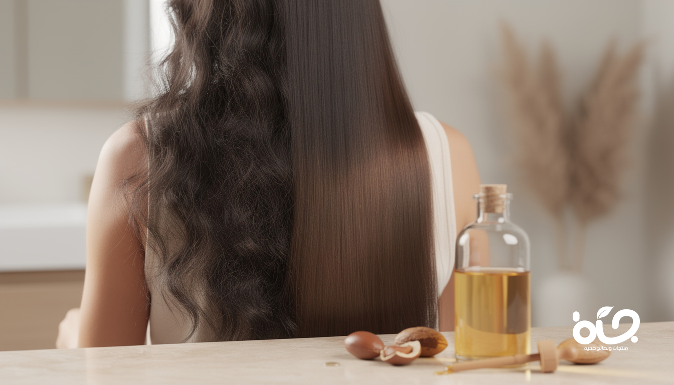 فوائد زيت الأرغان الأصلي للشعر الجاف والمتقصف
