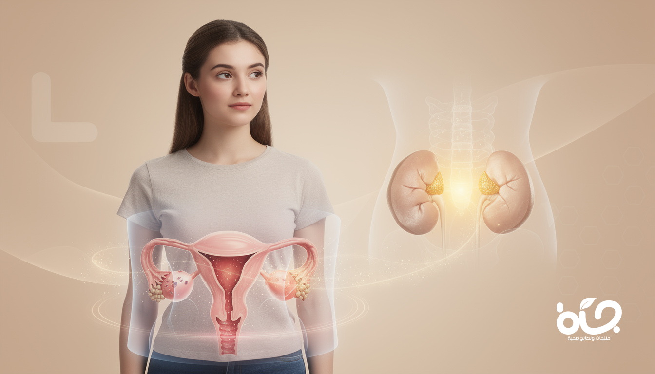 الفرق بين متلازمة تكيس المبايض واضطراب الغدة الكظرية