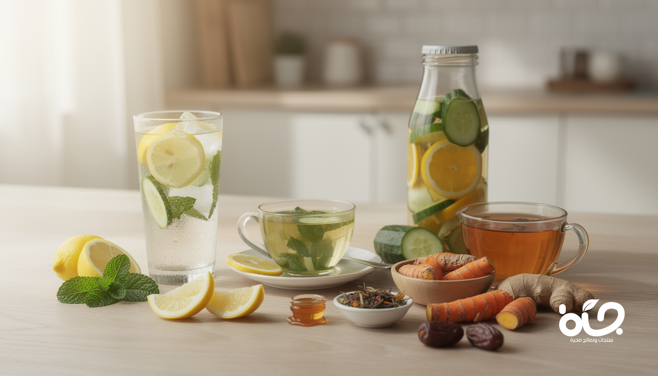 مشروبات طبيعية لحرق الدهون أثناء الصيام