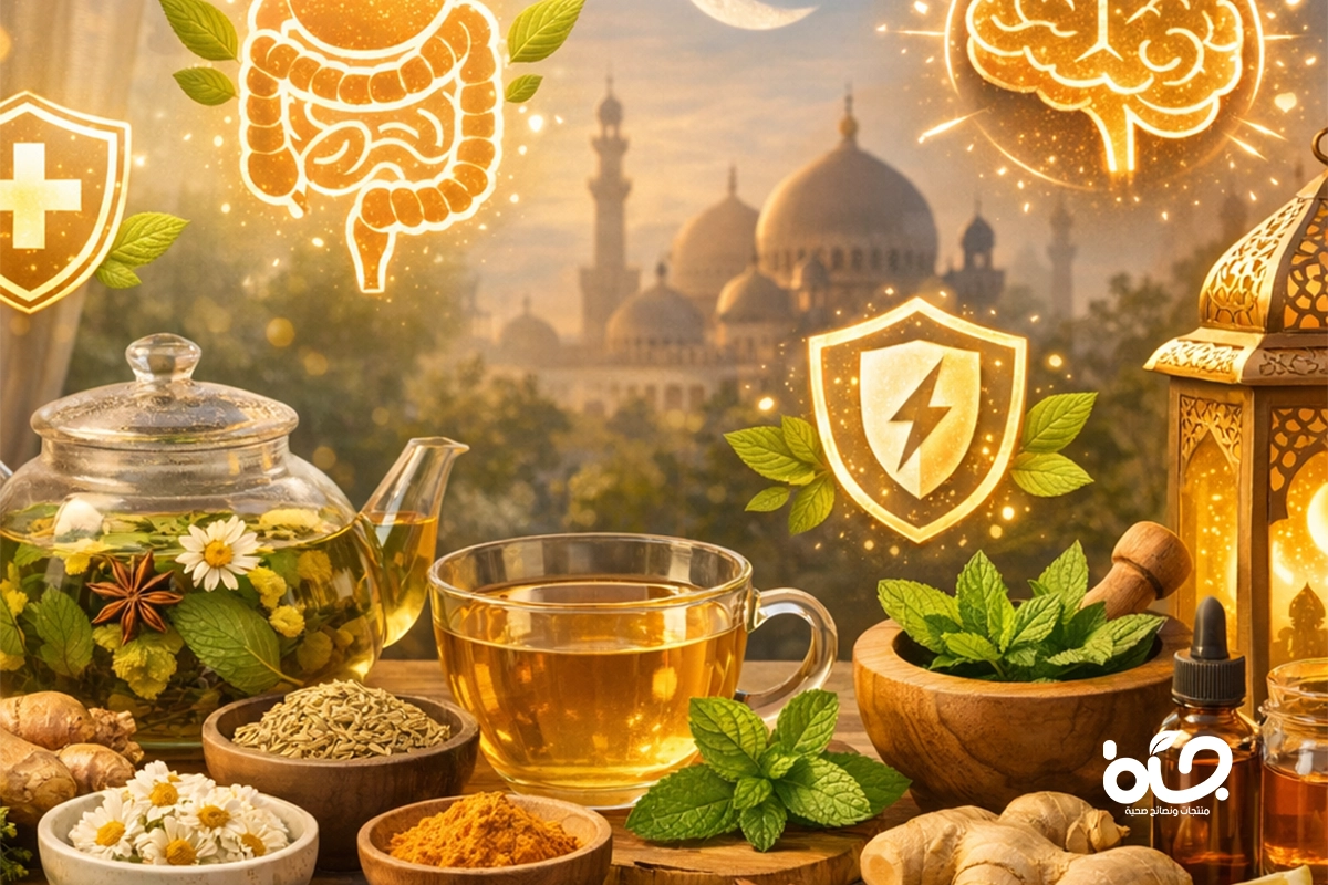 أفضل الأعشاب الطبيعية لرمضان: هضم سريع ومناعة قوية وتركيز فائق