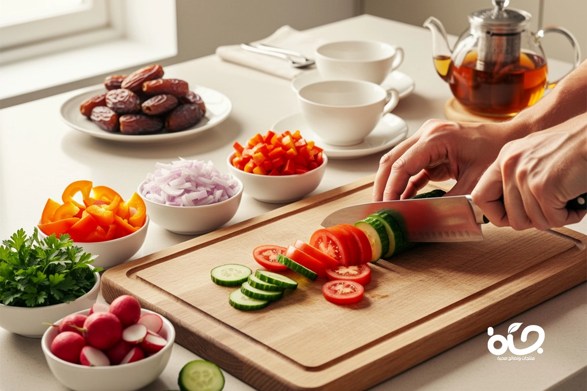 أسرار تقطيع السلطة الرمضانية: لمسات سحرية لسفرة مبهرة