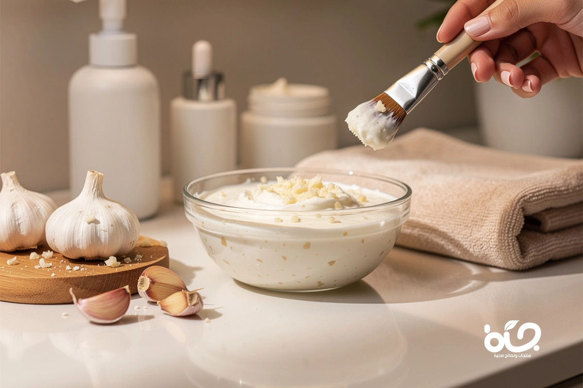 ماسك الثوم لإزالة الحبوب