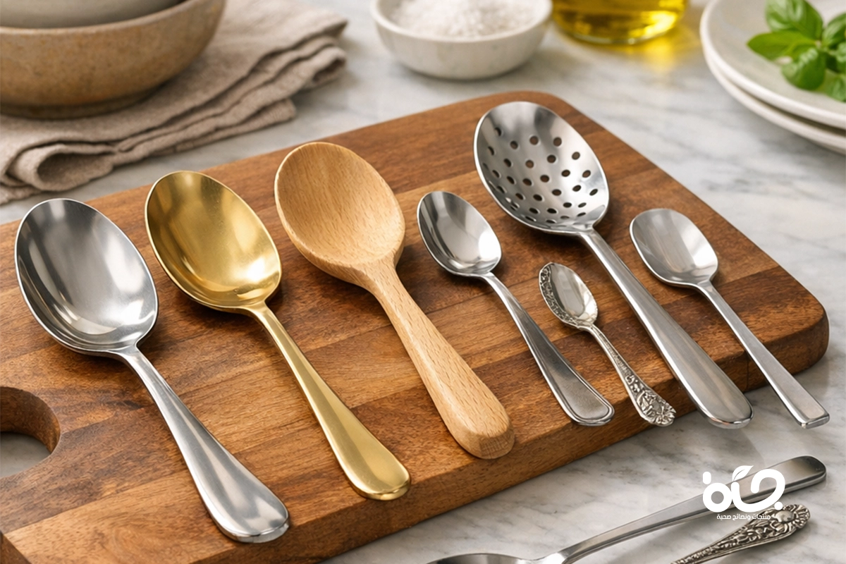 أنواع ملاعق الأكل واستخداماتها الصحيحة.. اكتشف الفرق الآن